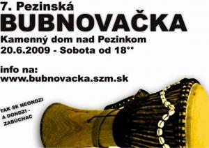 7. PEZINSKÁ BUBNOVAČKA - 20.6.2009 sobota - na Kamennom dome