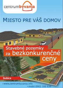 Miesto pre Váš domov – cenová bomba!