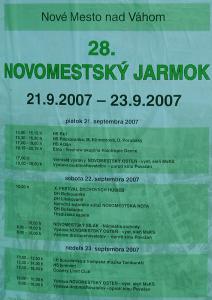 Novomestský Jarmok 2007 – program