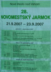 Novomestský Jarmok 2007 – program